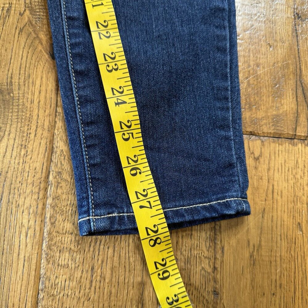 Paige Verdugo Ankle Skinny Jeans Dark Wash Denim Mid Rise Women's Size 27 - Picture 5 of 7